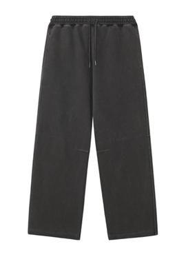 피그먼트 이중지 세미와이드 팬츠(3Colors)