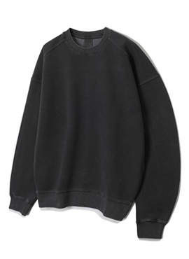 피그먼트 이중지 맨투맨(4Colors)