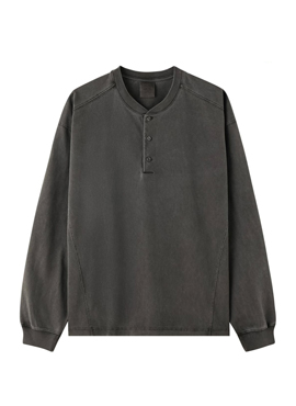 피그먼트 헨리넥 긴팔티(3Colors)